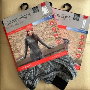 ClimateRight by CuddlDuds Warm Underwear Set S